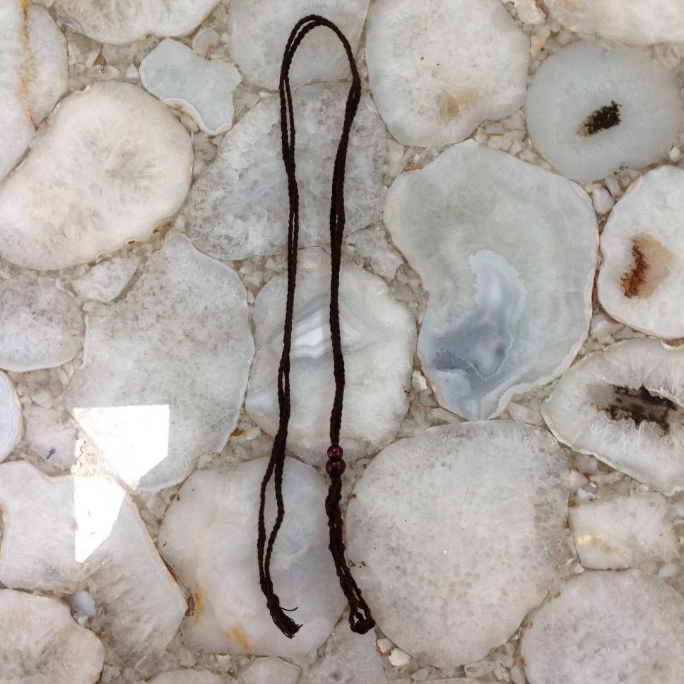 Net Cage Necklace - Brown Net Cage Necklace - Brown